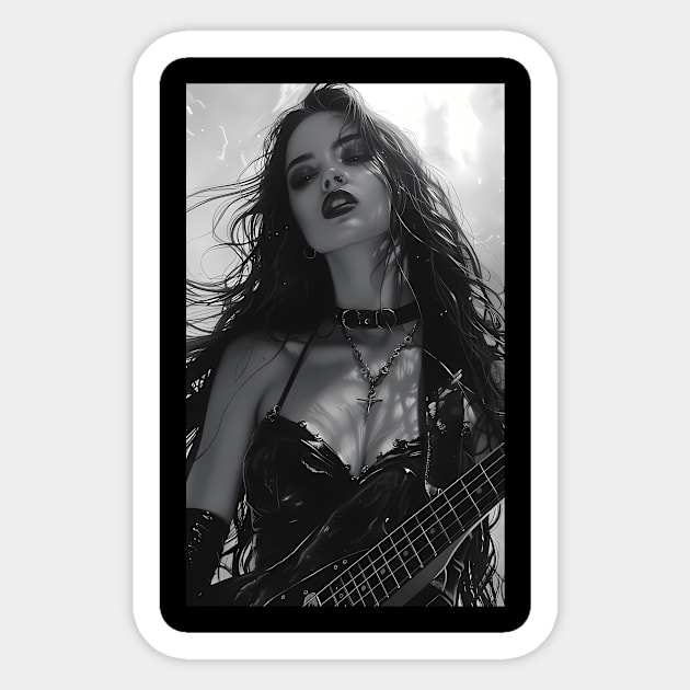 Rhapsody In Black A Portrait Of Melancholic Music Sticker by keng-dela